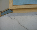 Large crack in wall