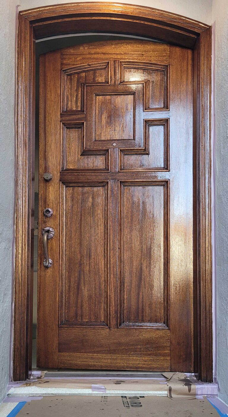 Pacific Heights residence - stripped and restored door